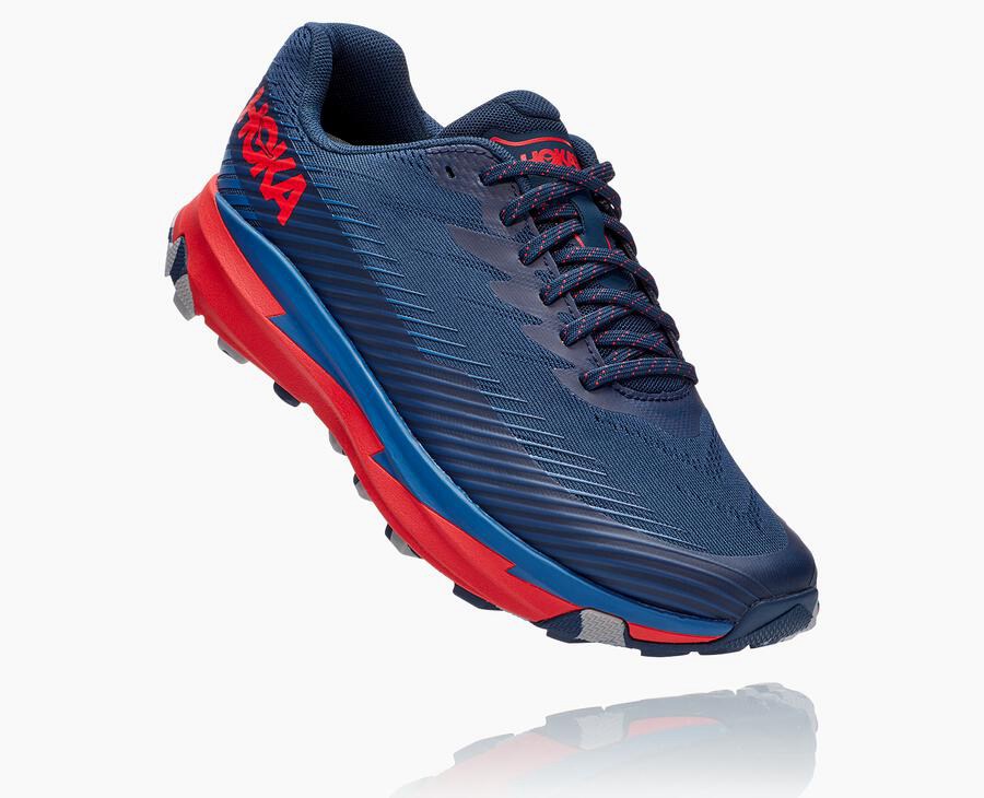 Hoka One One Torrent 2 - Men Trail Shoes - Navy,Australia EJK-761280